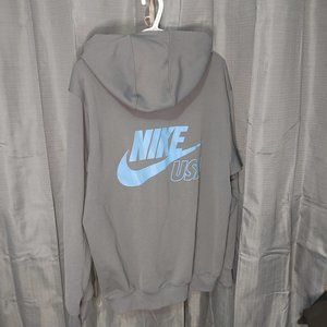 Nike USA Grey Hoodie Fair Condition Men's Medium